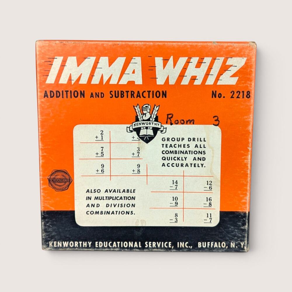 Mid-Century Kenworthy Imma Whiz Math Game